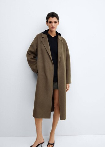 MANGO Between-Seasons Coat 'Batin' in Green