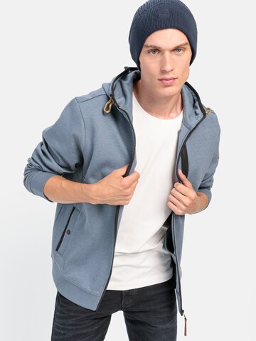 CAMEL ACTIVE Zip-Up Hoodie in Blue