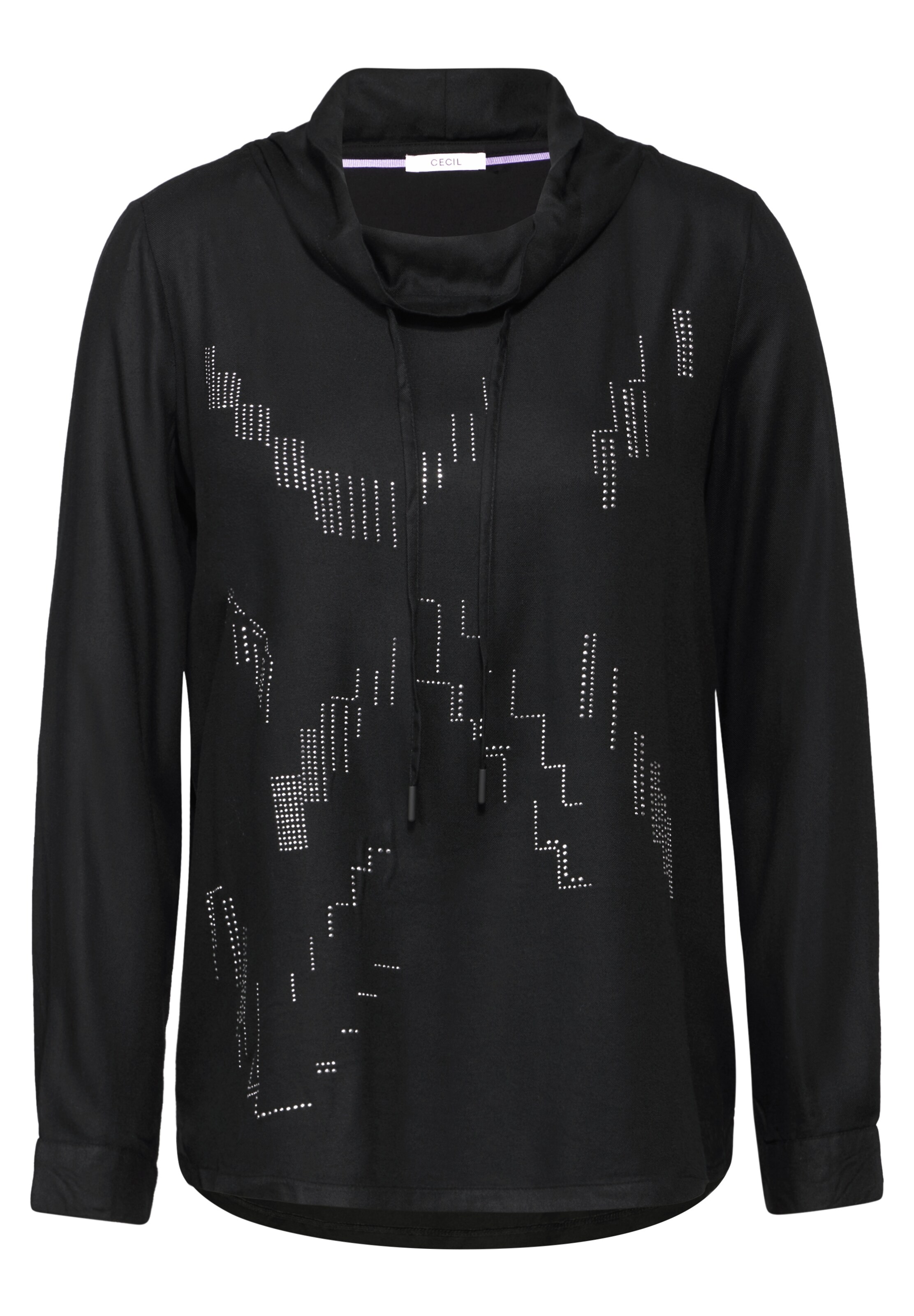 CECIL Bluse in schwarz, Produktansicht
