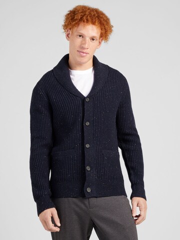 Vestes en maille 'Land' SELECTED HOMME en bleu : devant