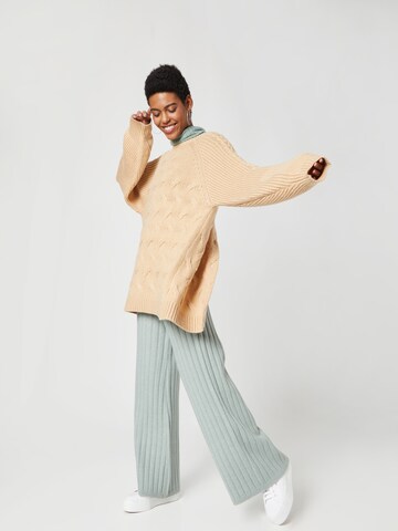 florence by mills exclusive for ABOUT YOU Sweater 'Mistletoe' in Beige