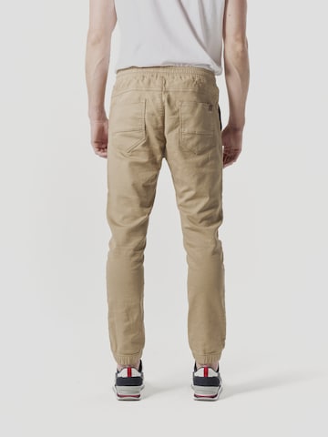 KOROSHI Zúžený strih Nohavice - Béžová