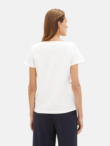 T-shirt TOM TAILOR en blanc