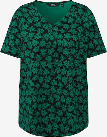 T-shirt Ulla Popken en vert : devant