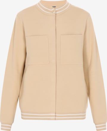 Veste mi-saison DreiMaster Maritim en beige : devant