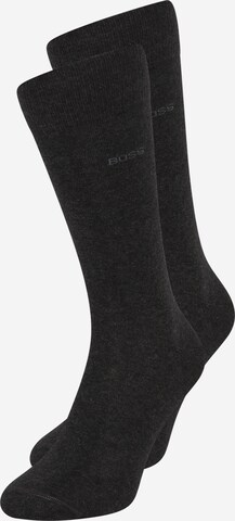 Chaussettes '2P RS Uni CC' BOSS en gris : devant