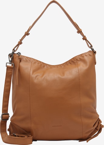 FREDsBRUDER Crossbody Bag 'Indial' in Brown: front