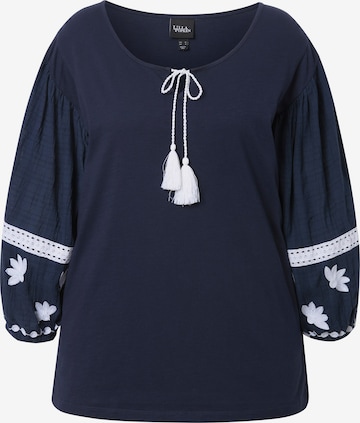 Ulla Popken Blouse in Blue: front