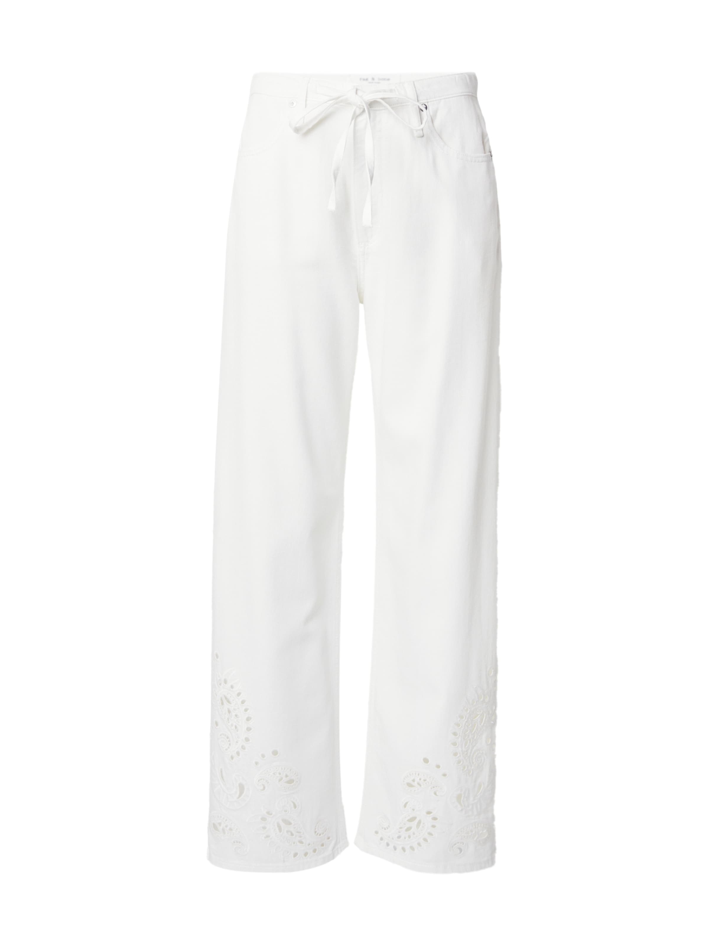 Loosefit Jean rag & bone en blanc : devant