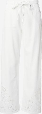 rag & boneLoosefit Traperice - bijela boja: prednji dio