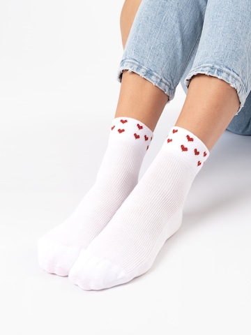 Occulto Ankle Socks 'Gianna' in Red