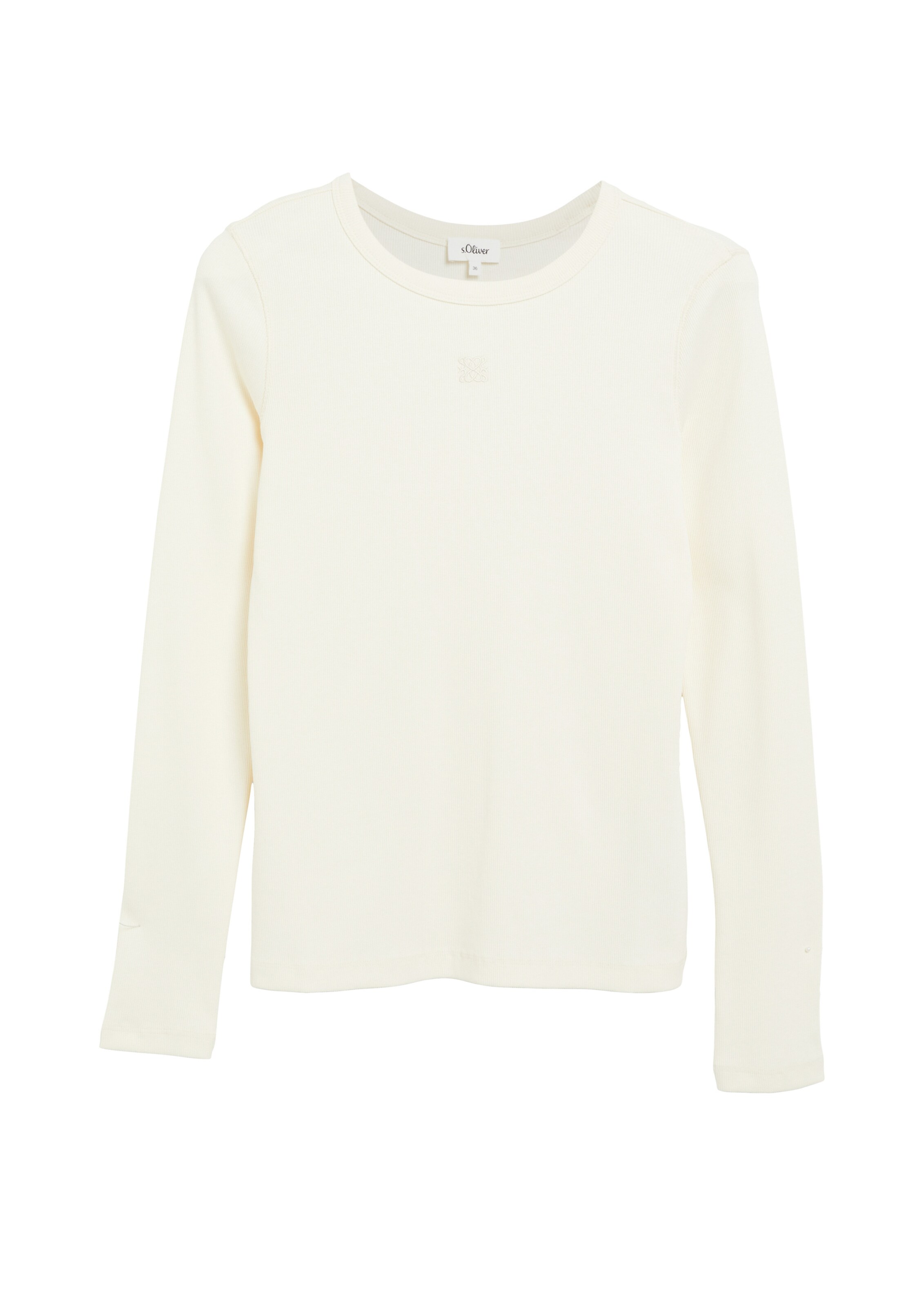 s.Oliver Shirt in Weiß: Vorderseite