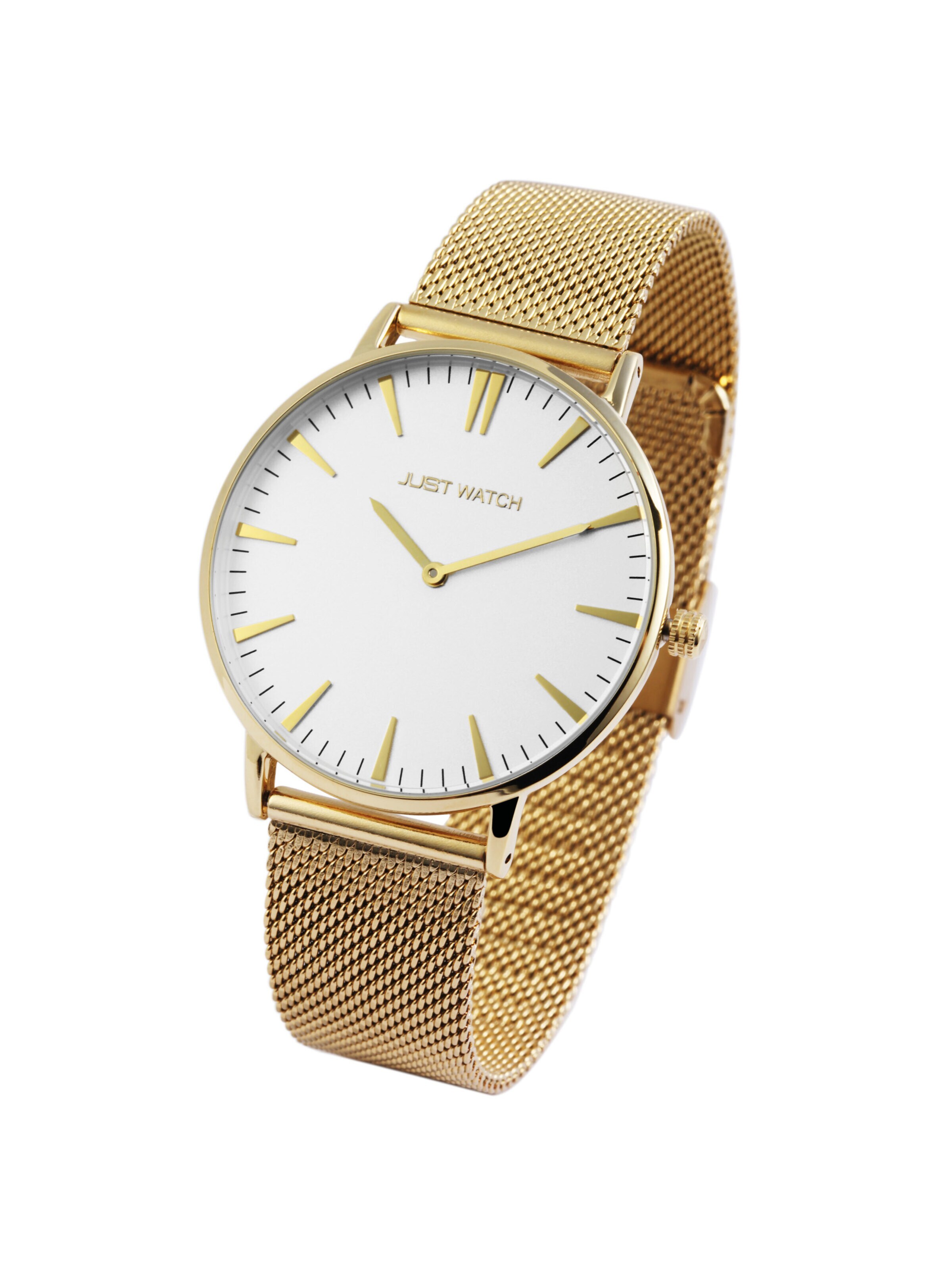 Just Watch Analog Watch 'Alice, 3 ATM' in Gold: front