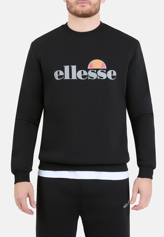 ELLESSE Μπλούζα φούτερ σε μαύρο: μπροστά