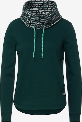 CECIL Sweatshirt in Green: front