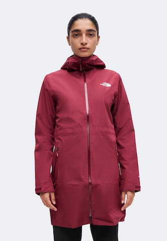THE NORTH FACE Outdoorová bunda 'HIKESTELLER' - Červená: predná strana