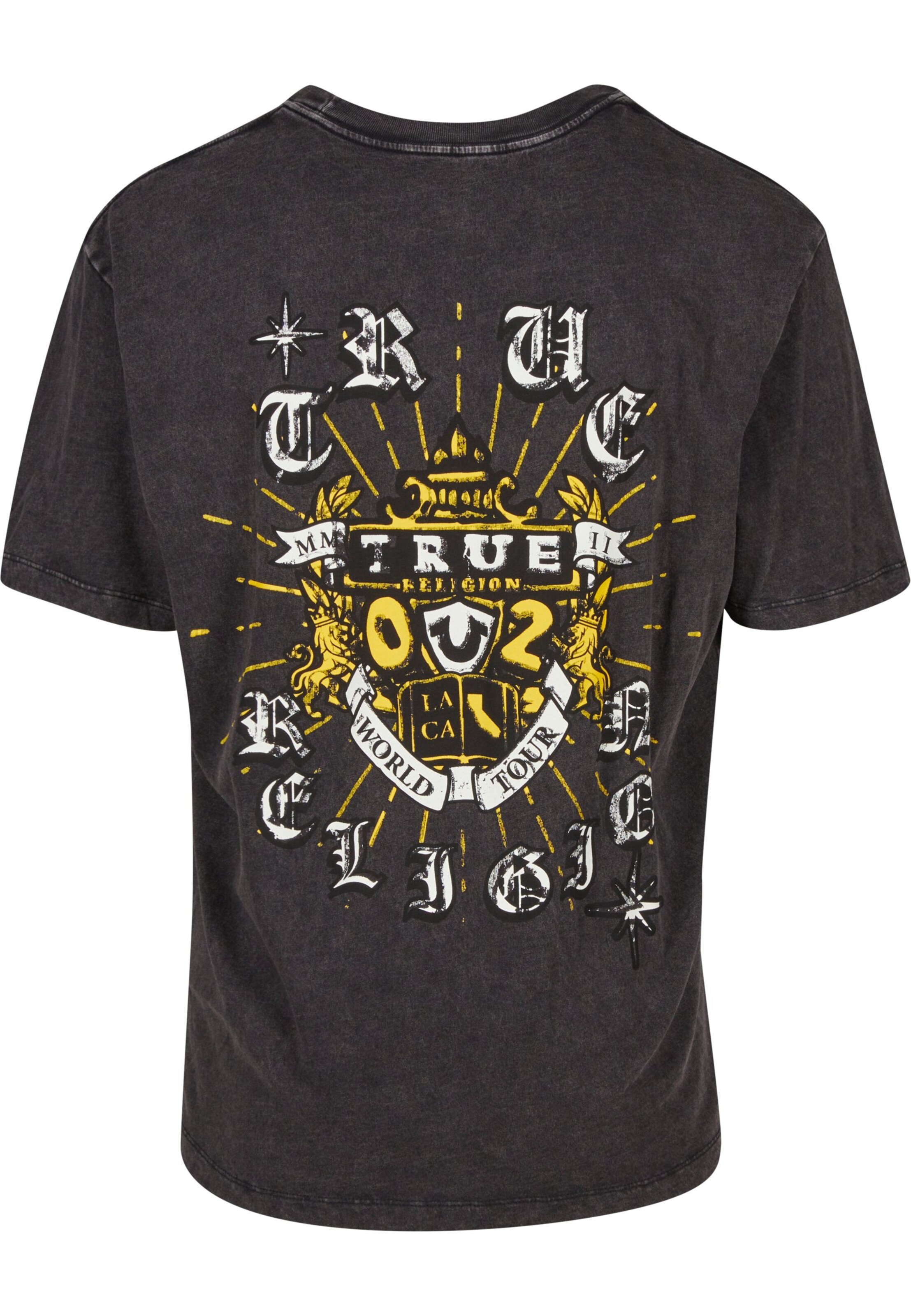True Religion T-Shirt 'MINERAL SHINING CREST' in Schwarz