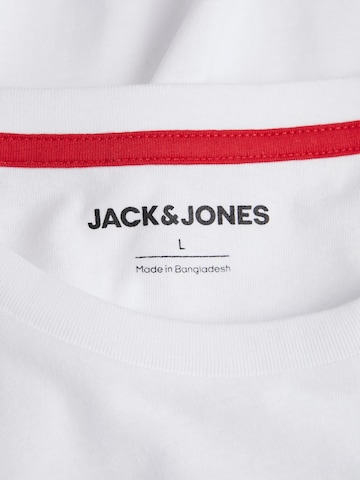 T-Shirt 'LOOF' JACK & JONES en blanc