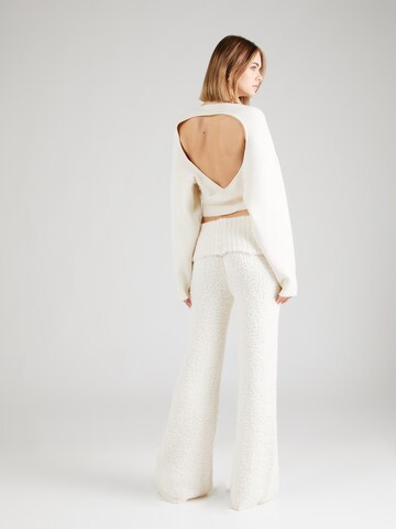 millane - Loosefit Pantalón en blanco
