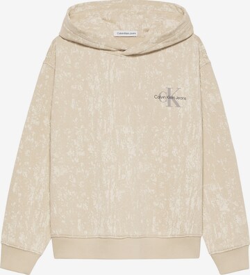 Calvin Klein Jeans Sweatshirt i beige: framsida