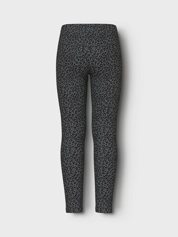 NAME IT Skinny Leggingsit 'NKFDAVINA' värissä harmaa