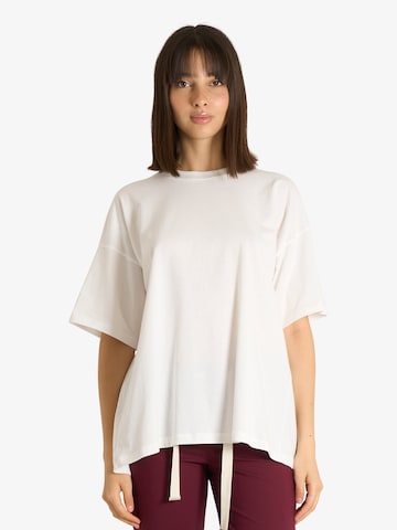 T-shirt ViCOLO en blanc : devant
