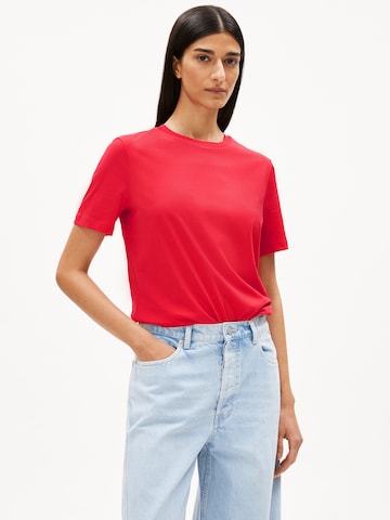 ARMEDANGELS T-Shirt LUALAA in Rot: Vorderseite