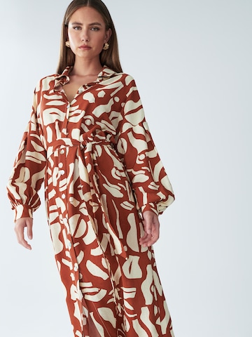 St MRLO Blousejurk 'Birmingham' in Bruin