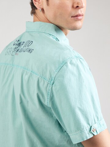 CAMP DAVID Regular fit Overhemd in Groen