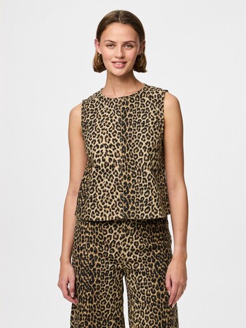 Haut 'PCSalume' PIECES en beige : devant