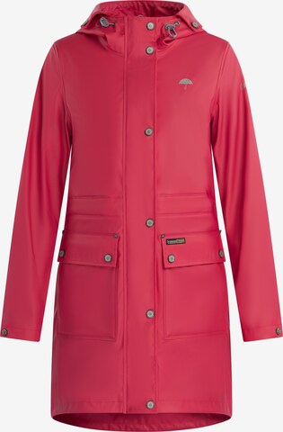 Manteau fonctionnel Schmuddelwedda en rose : devant