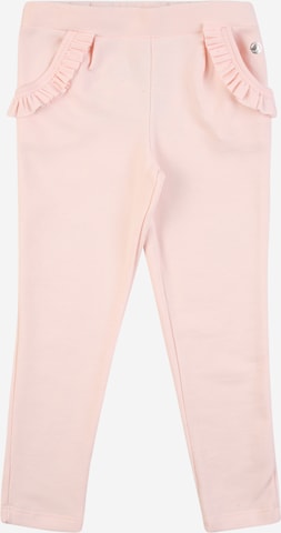 PETIT BATEAU Slim fit Pants in Pink: front