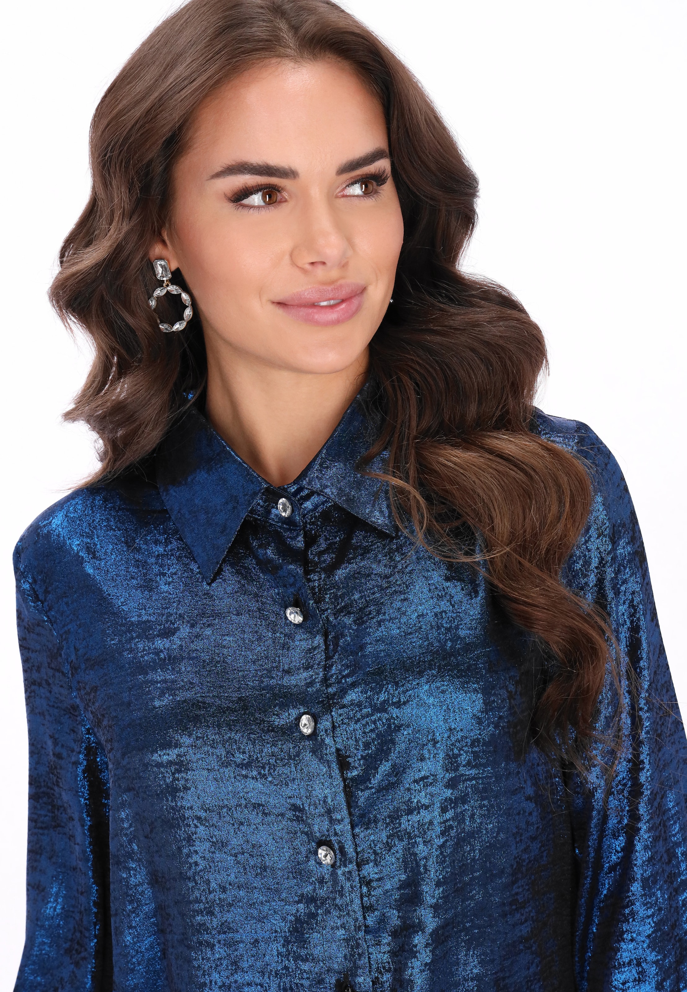 Chemisier faina en bleu