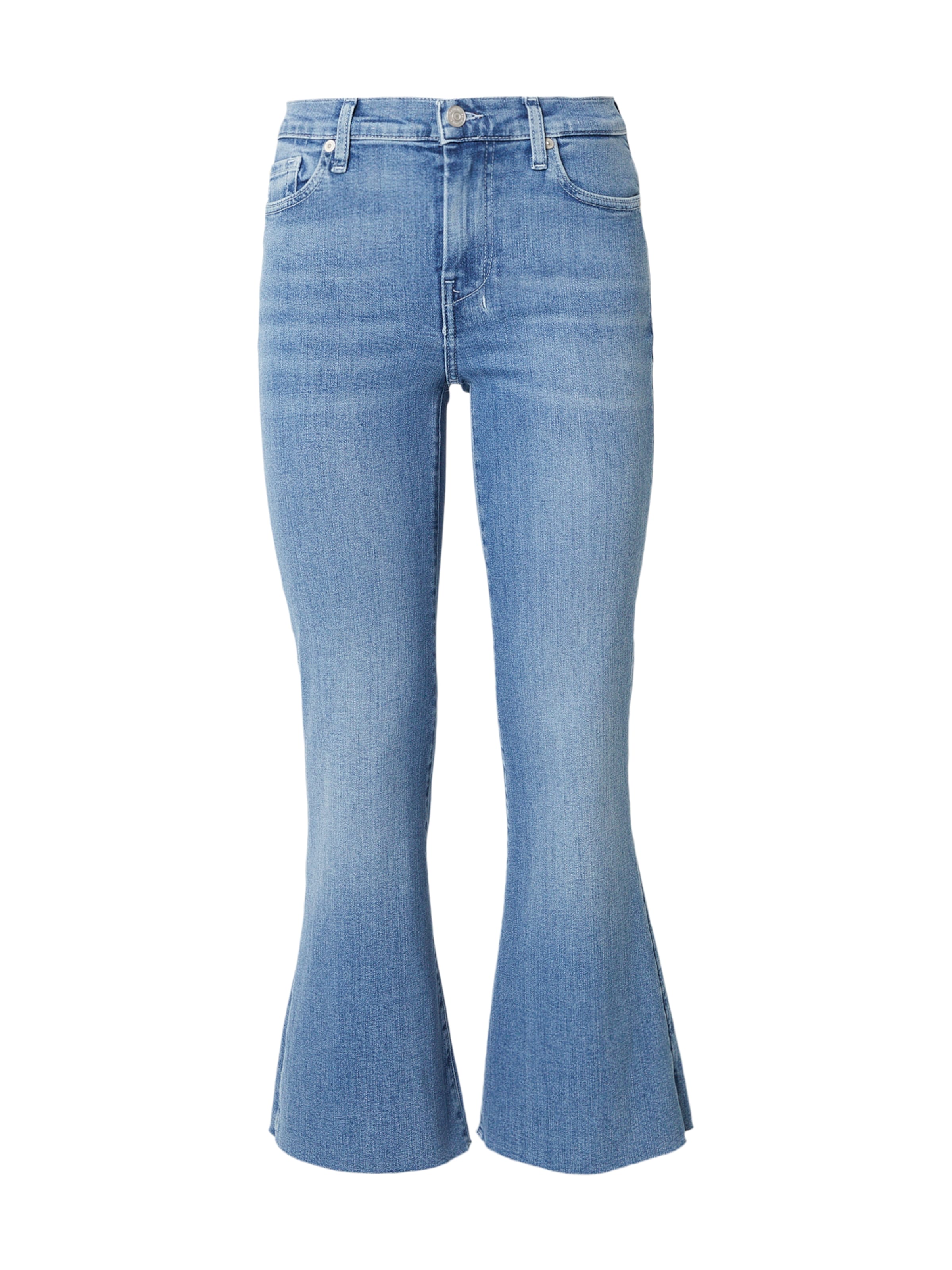 évasé Jean 'DOJO' 7 for all mankind en bleu : devant