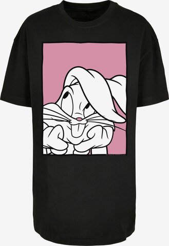 Maglietta 'Looney Tunes Bugs Bunny Adore' di F4NT4STIC in nero: frontale