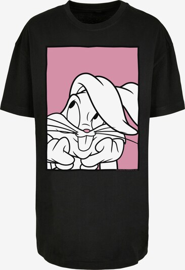 F4NT4STIC T-Shirt 'Looney Tunes Bugs Bunny Adore' in altrosa / schwarz / weiß, Produktansicht