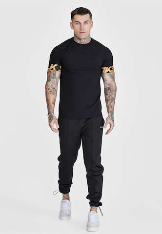 SikSilk Koszulka 'Dynamic' w kolorze czarny