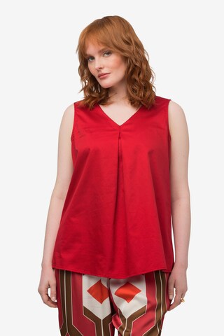 Ulla Popken - Blusa em vermelho: frente