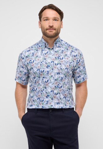 ETERNA Comfort fit Button Up Shirt in Blue: front