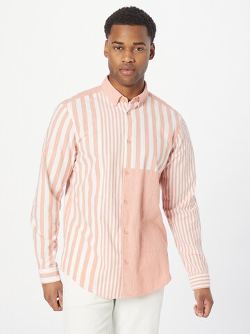 Coupe regular Chemise SCOTCH & SODA en rose : devant