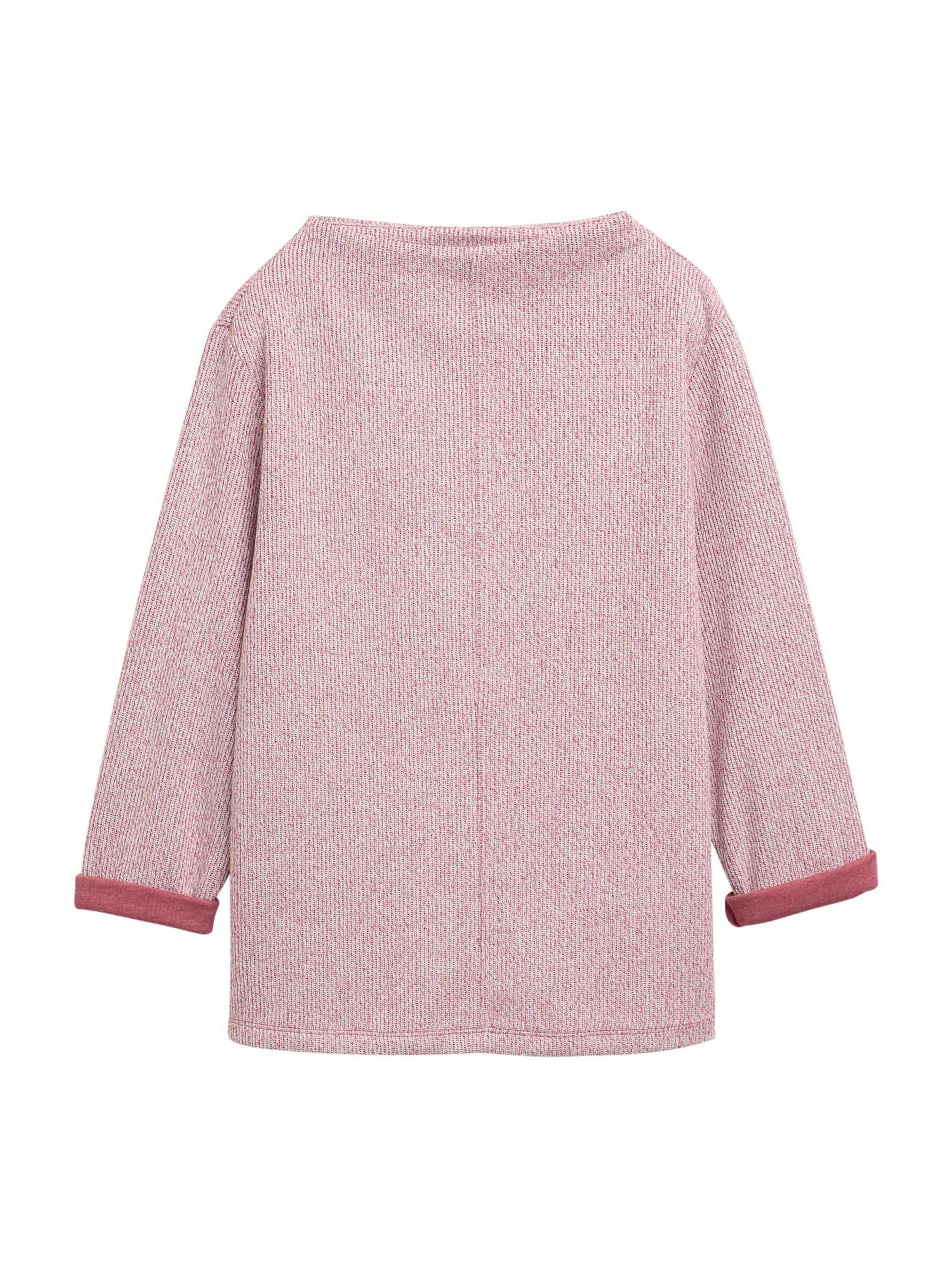 TOM TAILOR Mikina - Červená: predná strana