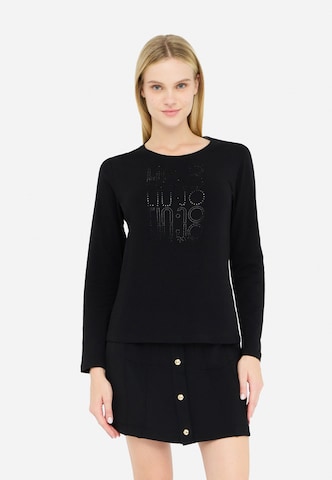 Liu Jo Shirt 'Better' in Zwart: voorkant