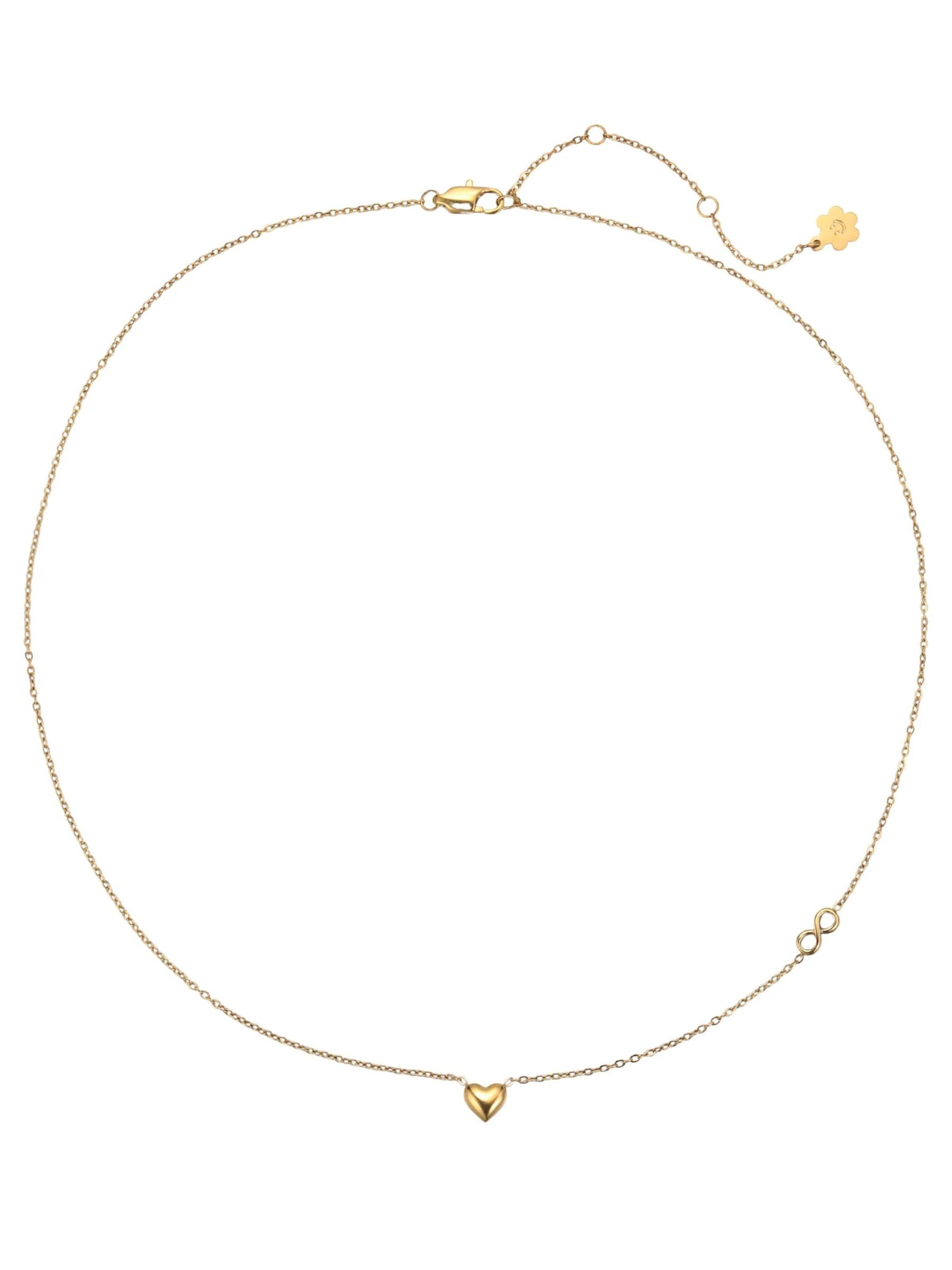 Chaîne 'Infinity Heart' Hey Happiness en or