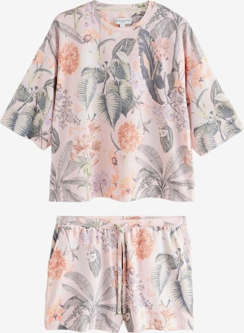 NextKratke hlače za spavanje 'Kew' - roza boja: prednji dio