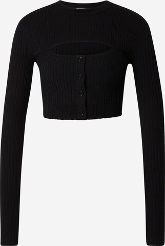 Pull-over 'Mary' Kendall for ABOUT YOU en noir : devant