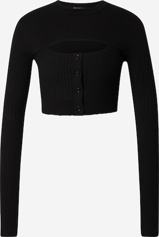 Kendall for ABOUT YOU Sweater 'Mary' in Black: front