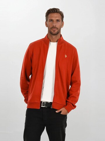 U.S. POLO ASSN. Sweatvest in Oranje