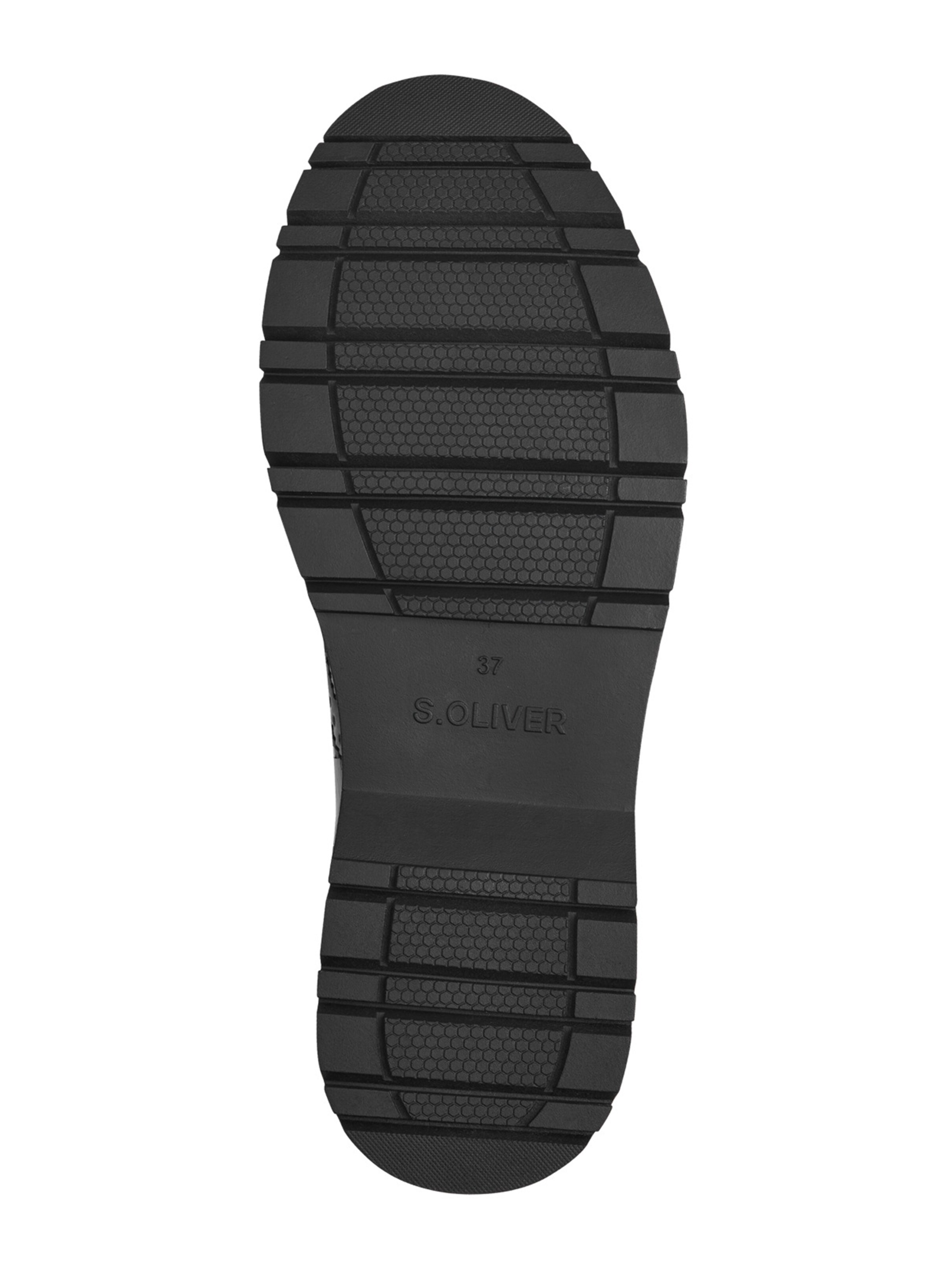 s.Oliver Šněrovací boty – černá