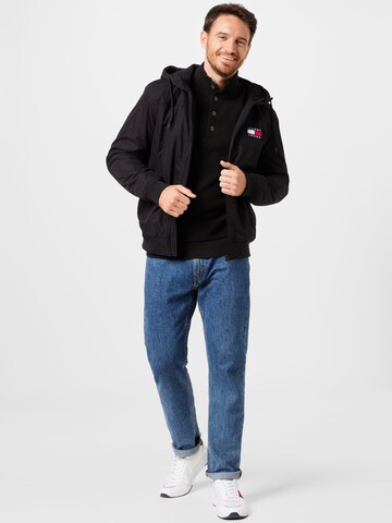 Tommy Jeans Jacke in Schwarz