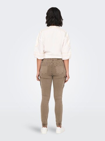 ONLY Slim fit Cargo trousers 'MISSOURI' in Brown